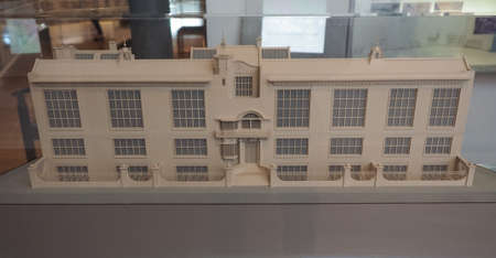 GLASGOW, UK - CIRCA JUNE 2018: Scale model of Glasgow School of Art designed by Scottish architect...