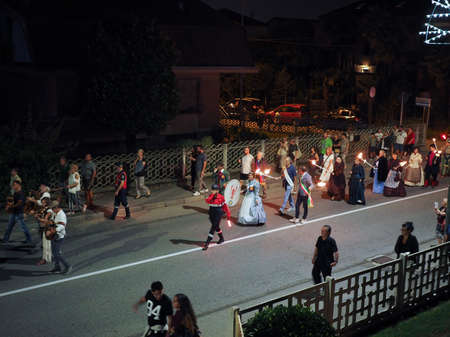 SETTIMO TORINESE, ITALY - CIRCA SEPTEMBER 2018: Festa patronale dei Corpi Santi (meaning Patronal...