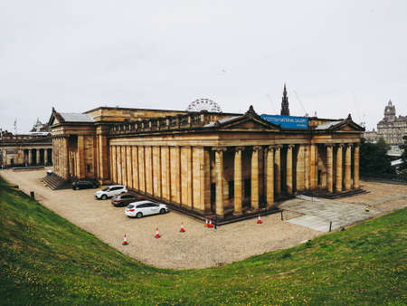 EDINBURGH, UK - CIRCA JUNE 2018: The Scottish National Galleryのeditorial素材