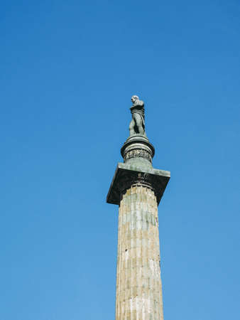 Sir Walter Scott column in George Squareの写真素材