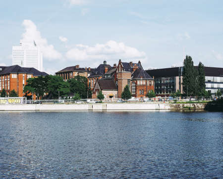 BERLIN, GERMANY - CIRCA JUNE 2016: River Spreeのeditorial素材