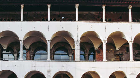 Commenda di Pre catholic convent part of the San Giovanni church complex in Genoaの写真素材