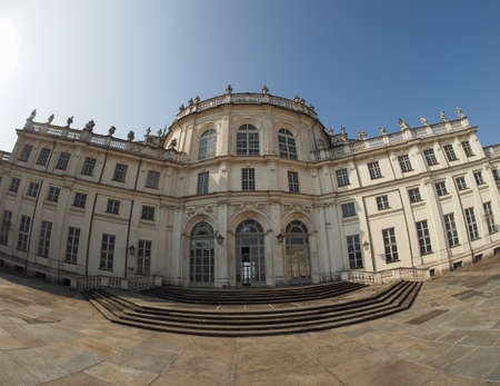 Palazzina di caccia di Stupinigi (meaning Hunting residence of Stupinigi) royal hunting lodge in Nichelino, Italyのeditorial素材