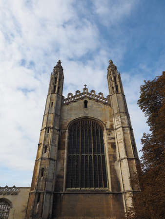 CAMBRIDGE, UK - CIRCA OCTOBER 2018: King's Collegeのeditorial素材