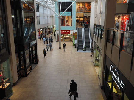 CAMBRIDGE, UK - CIRCA OCTOBER 2018: Grand Arcade shopping centreのeditorial素材