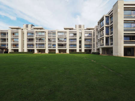 CAMBRIDGE, UK - CIRCA OCTOBER 2018: Fisher Building at St John's Collegeのeditorial素材