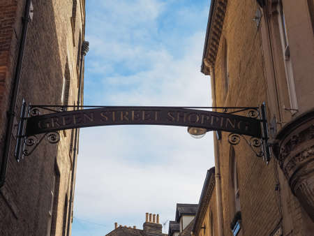 CAMBRIDGE, UK - CIRCA OCTOBER 2018: Green Street