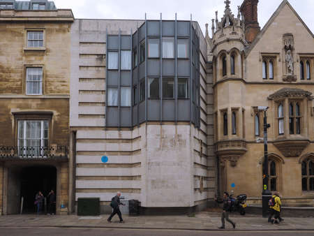 CAMBRIDGE, UK - CIRCA OCTOBER 2018: Keynes Building at King's Collegeのeditorial素材