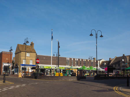 ELY, UK - CIRCA OCTOBER 2018: View of the cityのeditorial素材