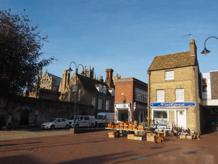 ELY, UK - CIRCA OCTOBER 2018: View of the cityのeditorial素材
