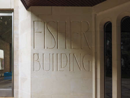 CAMBRIDGE, UK - CIRCA OCTOBER 2018: Fisher Building at St John's College