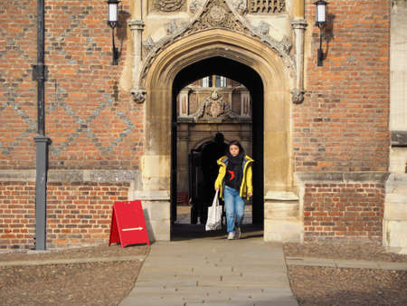 CAMBRIDGE, UK - CIRCA OCTOBER 2018: St John's Collegeのeditorial素材