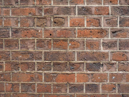 red brick wall useful as a background