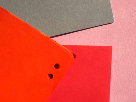 abstract modern art background with colour paperの写真素材