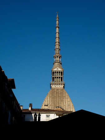 The Mole Antonelliana building in Turin, Italyのeditorial素材