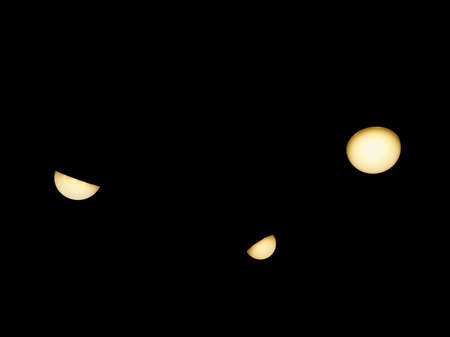 led light shining bright in the dark