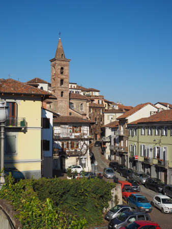 RIVOLI, ITALY - CIRCA FEBRUARY 2019: View of the old city centre