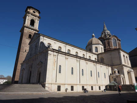 TURIN, ITALY - CIRCA MARCH 2019: Duomo di Torino meaning Turin Cathedralのeditorial素材