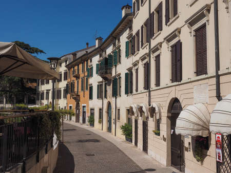 VERONA, ITALY - CIRCA MARCH 2019: View of the city centreのeditorial素材