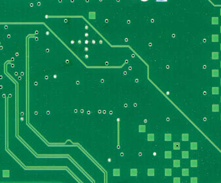 detail of an electronic printed circuit board (PCB)