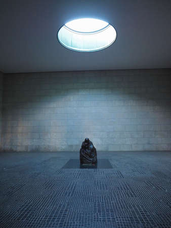 BERLIN, GERMANY - CIRCA JUNE 2019: Sculpture of Mother with her Dead Son by Kollwitz at the Neue Wache (meaning New Guardhouse)のeditorial素材