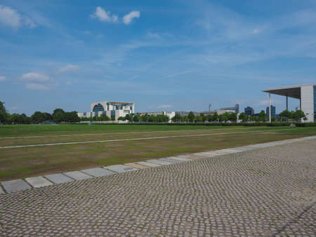 BERLIN, GERMANY - CIRCA JUNE 2019: Band des Bundes complex of government buildings near the Reichstag German parliamentのeditorial素材