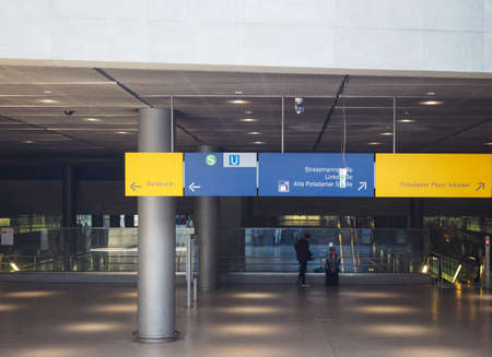 BERLIN, GERMANY - CIRCA JUNE 2019: Bahnhof Potsdamer Platz station
