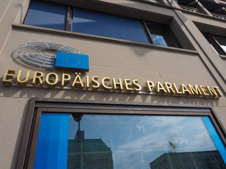 BERLIN, GERMANY - CIRCA JUNE 2019: Information office of the European Parliament