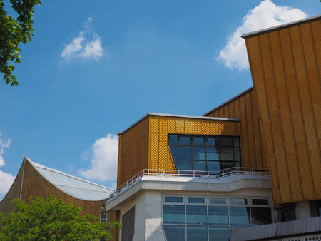 BERLIN, GERMANY - CIRCA JUNE 2019: Berliner Philharmonie concert hall designed by architect Hans Scharoun in 1961のeditorial素材