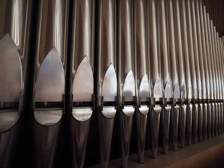 large church pipe organ keyboard music instrument