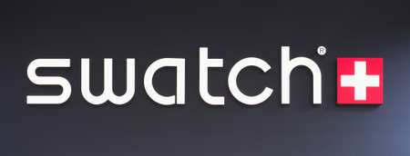 KOELN, GERMANY - CIRCA AUGUST 2019: Swatch signのeditorial素材