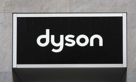 KOELN, GERMANY - CIRCA AUGUST 2019: Dyson sign