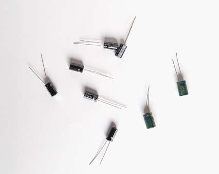 BEIJING, CHINA - CIRCA AUGUST 2019: Chengx and Chenxing capacitors