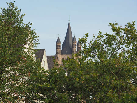 Altstadt (meaning Old Town) in Koeln, Germanyの写真素材