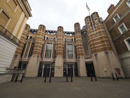 LONDON, UK - CIRCA SEPTEMBER 2019: Richmond House in Westminsterのeditorial素材