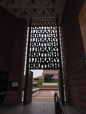 LONDON, UK - CIRCA SEPTEMBER 2019: The British Library, national library of the United Kingdomのeditorial素材
