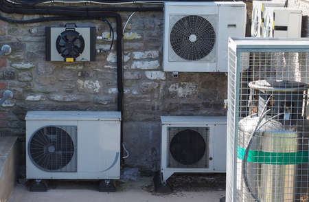 HVAC heating ventilation and air conditioning deviceの写真素材