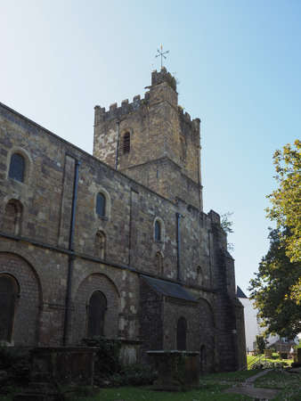 Parish and Priory Church of St Mary in Chepstow, UKの写真素材