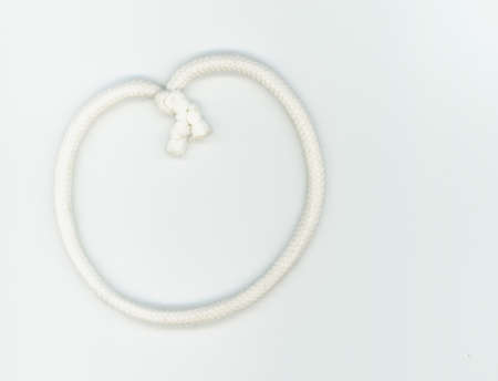 string rope in the shape of anapple