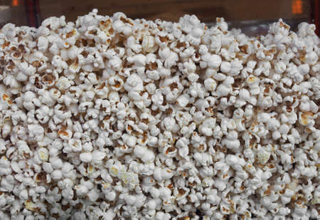 pop corn prepared useful as a background