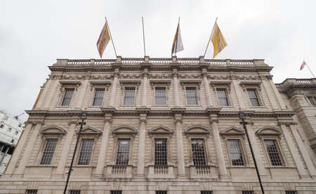 LONDON, UK - CIRCA SEPTEMBER 2019: Banqueting House Whitehall Palace