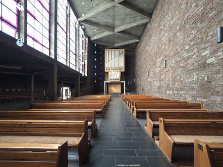 DUEREN, GERMANY - CIRCA AUGUST 2019: Annakirche (meaning St Anne church)のeditorial素材