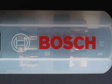 STUTTGART, GERMANY - CIRCA JANUARY 2020: Bosch sign