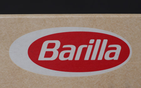 PARMA, ITALY - CIRCA JANUARY 2020: Barilla signのeditorial素材