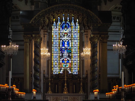 LONDON, UK - CIRCA SEPTEMBER 2019: St Paul's Cathedral churchのeditorial素材
