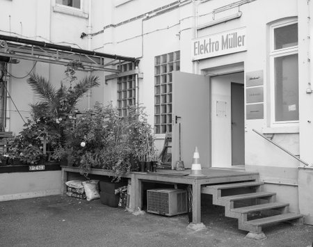 DUESSELDORF, GERMANY - CIRCA AUGUST 2019: Former Kraftwerk Kling Klang recording studio in...