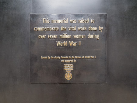 LONDON, UK - CIRCA SEPTEMBER 2019: Monument to the Women of World War IIのeditorial素材