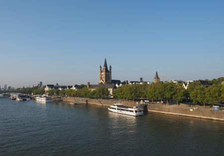 KOELN, GERMANY - CIRCA AUGUST 2019: Altstadt (meaning Old Town)のeditorial素材