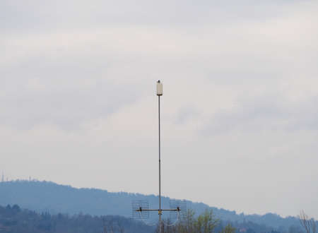 wifi and digital terrestrial television (dttv) aerialsの写真素材