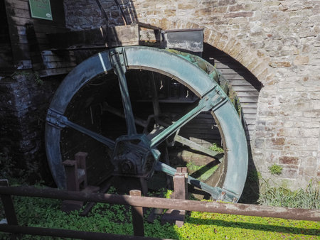 TINTERN, UK - CIRCA SEPTEMBER 2019: Abbi the Water Wheel